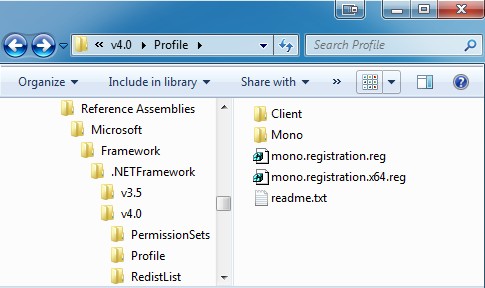 .net framework full profile